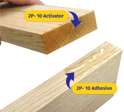 FastCap 2P-10 JEL (No-drip Formula) –Industrial Strength Heavy-Duty Super Glue -(CA Adhesive) - 2.25 oz/64g. Great for use on Vertical Surfaces. Shock Resistant. Activator Sold Separately (1-Bottle) - style: JEL