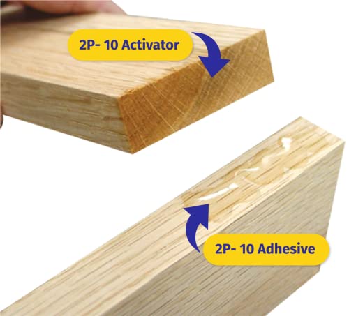 FastCap 2P-10 Thin 2.25 oz/64g. Instant Wood Adhesive, Two Part, Thin Adhesive, 2.25oz. Activator Sold separetly (1 - Bottle) - style: Thin