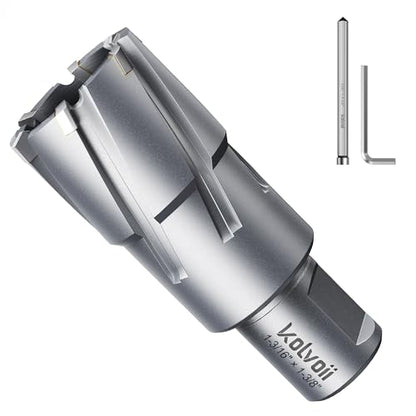 Kolvoii TCT Annular Cutter 1‑3/16" Diameter x 1‑3/8" Depth, Mag Drill Bit - size: 1-3/16" x 1-3/8"