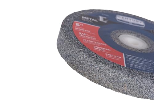 Century Drill & Tool 75861 Bench Grinding Wheel, 6", Grit: Coarse - size: 6-Inch Coarse