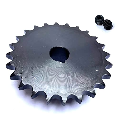 #40 Roller Chain Sprocket B Type 3/4" Bore Rust Prevention Hardened 24 Tooth - size: 3/4" Bore 24 Tooth, style: Apply #40 Roller Chain