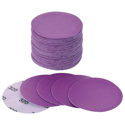 3 Inch Sanding Discs, 40 Pack 320 Grit Hook and Loop Sandpaper - style: 320 Grit