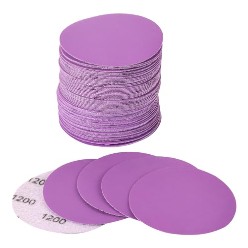 3 Inch Sanding Discs, 40 Pack 1200 Grit Hook and Loop Sandpaper - style: 1200 Grit