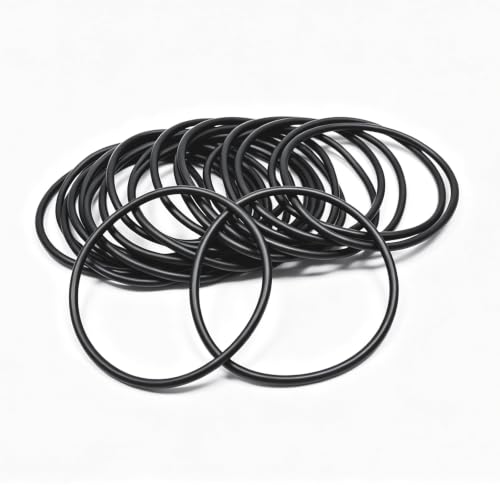 EASYEAH 20Pcs Nitrile Rubber O Rings, 2-1/2" ID, 2-5/8" OD, 1/8" Width - size: 2-1/2" ID, 2-5/8" OD