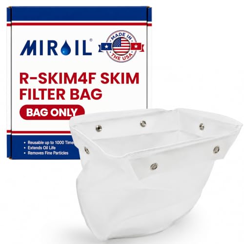 Skim Filter Bag for Deep Fryer – Reusable Fryer Oil Strainer for Skimming Cooking Grease, Commercial Fry Oil Filter for Food Trucks, Restaurants & Commercial Kitchens – MirOil R-SKIM4F - size: Filter Bag