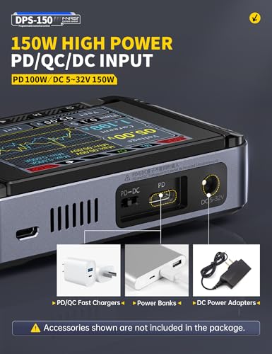 FNIRSI DPS-150 DC Power Supply Variable 30V 5A, 4-Digit IPS Flip Display - style: DPS-150