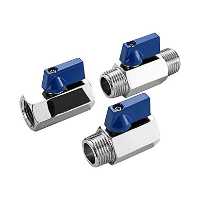 Beduan 3/4" Mini Ball Valve, Stainless Steel Female x Female NPT Thread Shut-Off Valve - size: 3/4 Female NPT