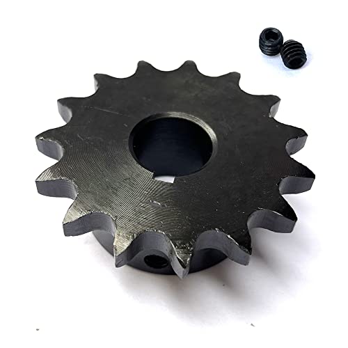 #40 Roller Chain Sprocket B Type 3/4" Bore Rust Prevention Hardened 15 Tooth - size: 3/4" Bore 15 Tooth, style: Apply #40 Roller Chain