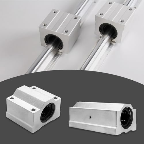4Pcs SC16UU Linear Motion Ball Bearing Slide Block ID 16mm Aluminum Bushing Linear Rail Support Guide Shaft Bearing for Printer Parts 4 Pack - size: SC16UU-4Pcs