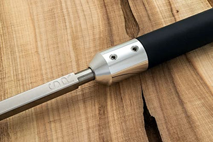 Simple Woodturning Tools Carbide Lathe Turning Tool Set of 3 Full Size with 17" Foam Grip Handles, USA Made