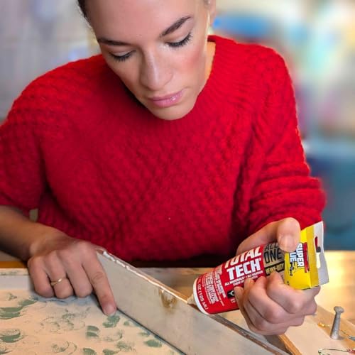 Super Glue Total Tech Construction Adhesive Sealant 4.2 oz. - color: White