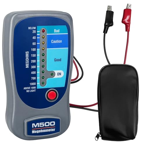 Megohmmeter Insulation Resistance Tester M500 Megohmmeter 0 to 1000MΩ