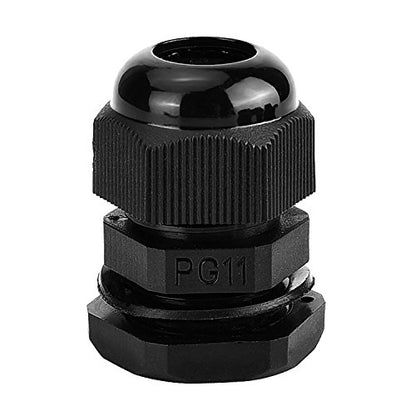 eBoot Plastic Waterproof Adjustable 3.5-13mm Cable Glands Joints, PG7, PG9, PG11, PG13.5, PG16, Pack of 20