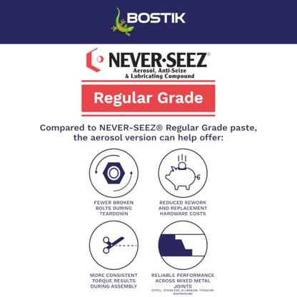 Never-Seez Regular Grade Anti-Seize 12.5 oz Aerosol Lubricant