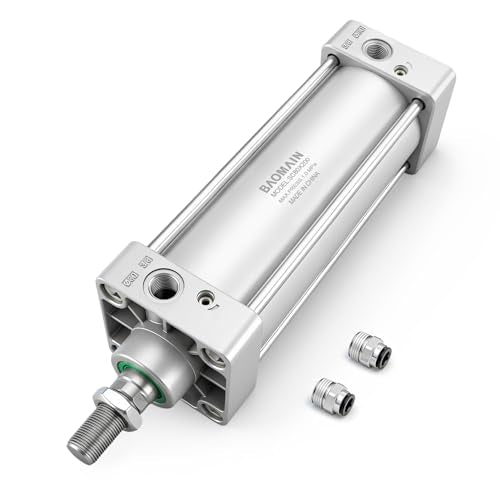 BAOMAIN Pneumatic Air Cylinder 3.15" Bore 8" Stroke SC80x200