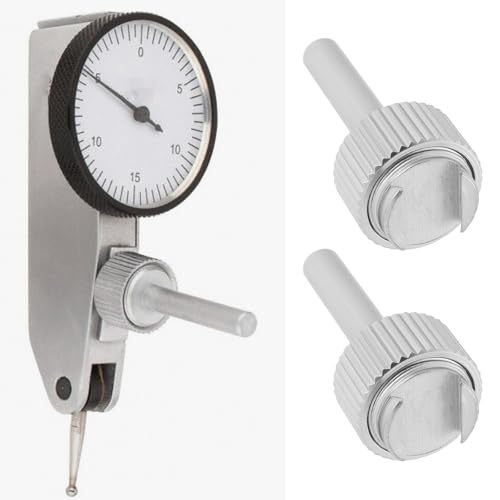 2pcs 4mm Diameter Dial Test Indicator Stems with Knurled Clamp Ring