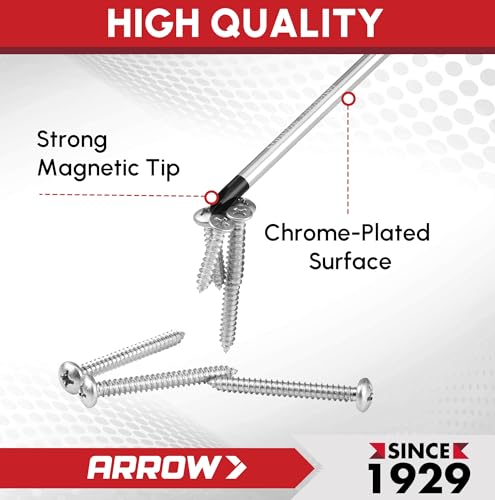 ARROW 7-Piece Magnetic Screwdriver and Magnetizer/Demagnetizer Set