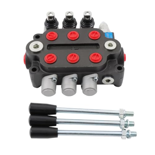 3 Spool 25GPM Hydraulic Directional Control Valve 3000PSI