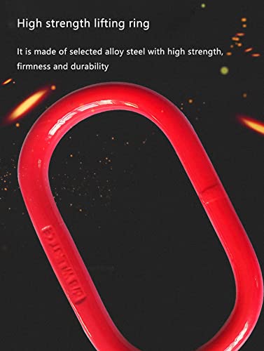 Horizontal Plate Lifting Clamp 1.6T/ 3527 lbs with 4 Clamps Heavy Duty Barrel Drum Lifter High Strength Manganese Steel Chain for Industry Hoist Crane (Capacity 1.6 ton, 1m chain) - style: Capacity 1.6 ton, 1m chain