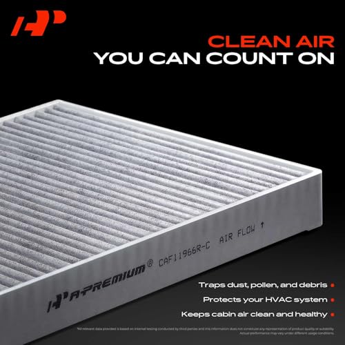 A-Premium Cabin Air Filter with Activated Carbon Compatible with Subaru