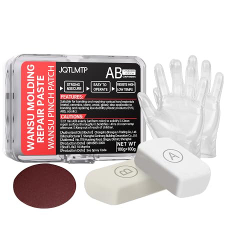 Steel Epoxy Putty 2 Part, Metal Repair High Strength Heat Resistant - color: white