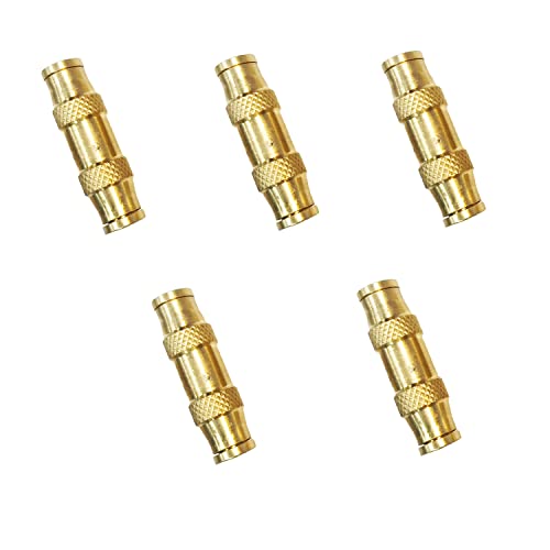 1/4" Tube OD Push-to-Connect Pneumatic Fittings Set - DOT Air Brake Line Fittings, 5pcs Air Hose Quick Connect Fittings - color: DOT Air Fittings Union, size: 1/4 Inch