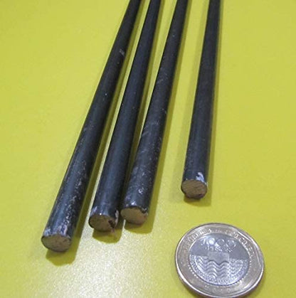 1144 Carbon Steel Round Rod .375" Diameter x 6 Foot Length 4 Pieces 24 Feet Total