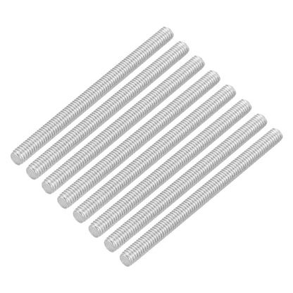uxcell 8Pcs Fully Threaded Rod, M3 x 40mm 304 Stainless Steel Right Hand Thread Bar Studs M3-0.5 Thread Pitch for Furniture Machinery Assembly - size: M3 x 40mm