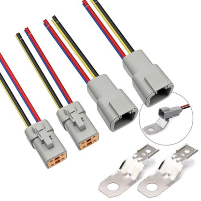 4 Pin DTP Waterproof Connector Automotive Sealed Electric Plug - style: 4PIN