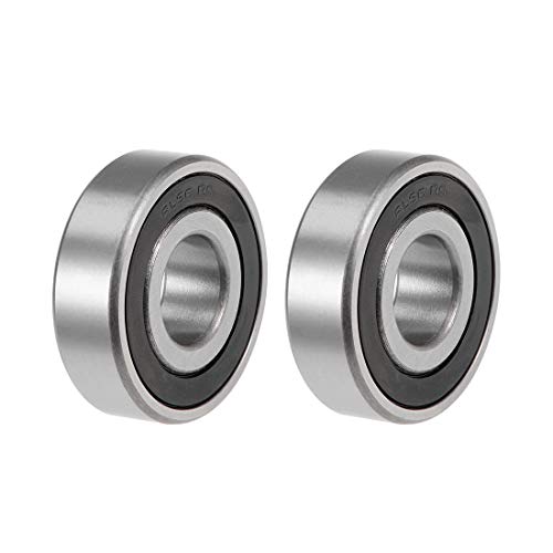 uxcell RLS6-2RS Deep Groove Ball Bearing 3/4-inchx1-7/8-inchxx9/16-inchx Double Sealed Z2 Lever Bearings 2pcs - size: 3/4"x1-7/8"x9/16"