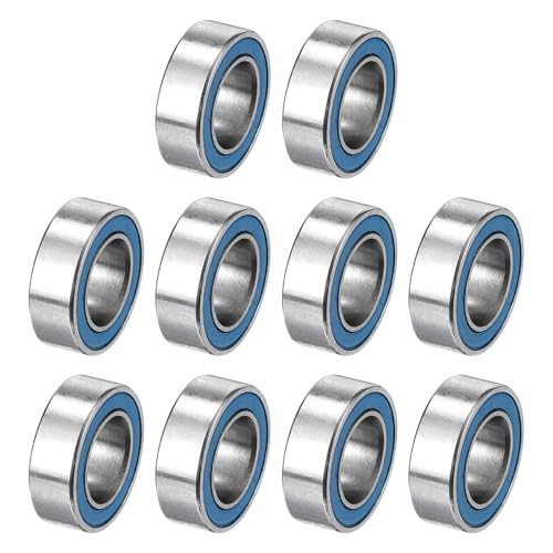 uxcell 10 Pcs MR95-2RS Micro Bearings, 5x9x3mm Chrome Steel, ABEC7 - size: MR95-2RS