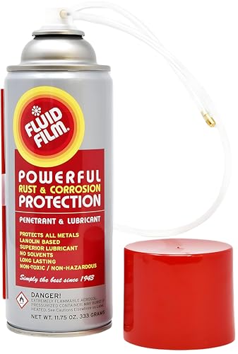 Fluid Film 11.75 oz Corrosion & Rust Protection Spray 3 Pack, Spray Can Extension Wand, Can-Gun1 Premium Can Tool Aerosol Spray