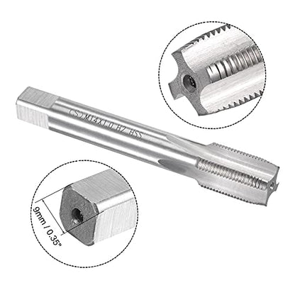 uxcell M14 x 1mm Metric Tap and Die Set, Machine Thread Screw Tap with Round Threading Die, Tap & Die Kit for Nut Screw Bolt Thread Repair - size: M14 x 1mm
