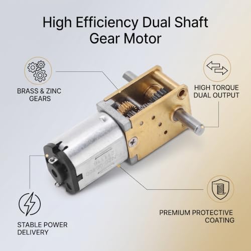 DC 6V Micro Geared Motor 150 RPM High Torque for Automation Equipment Control Systems and Speed Reduction - color: Dc6v 150rpm