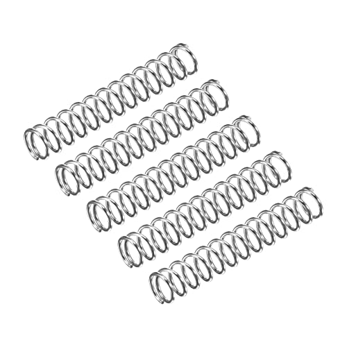 uxcell 5Pcs Compression Spring 304 Stainless Steel 7mmOD,0.8mmWD,35mmFL - size: 7x0.8x35mm