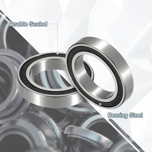 uxcell 2Pcs 24377-2RS Non-Standard Ball Bearings 24mm IDx 37mm ODx 7mm T - size: 24377-2RS