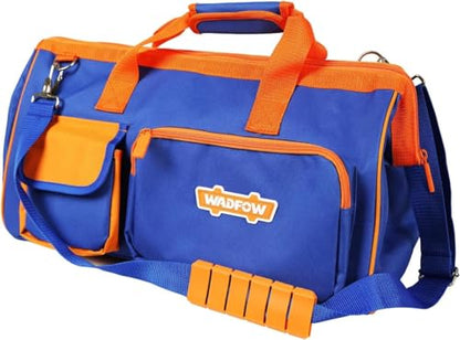 WADFOW 19in Waterproof Tool Bag, Extra-Large, Wide Mouth, 600D, Hi-Vis - style: 19 inch
