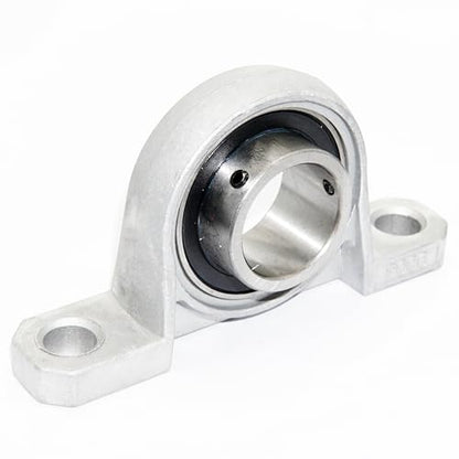 2pcs KP006 30mm Bore Inner Ball Mounted Pillow Block Insert Bearing, Zinc Alloy