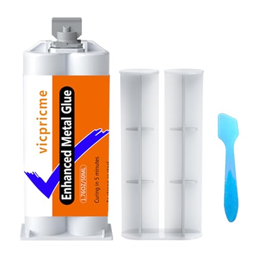 Metal Glue Heavy Duty Waterproof Epoxy Glue for Metal 5-Minute Quick Set - size: 5Min 1pcs