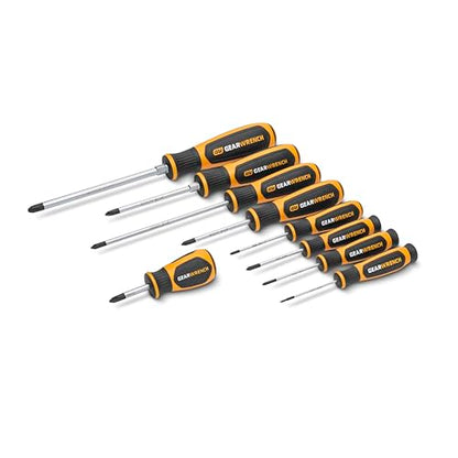 GEARWRENCH 9 Piece Phillips Screwdriver Set | GWMSSCRPH