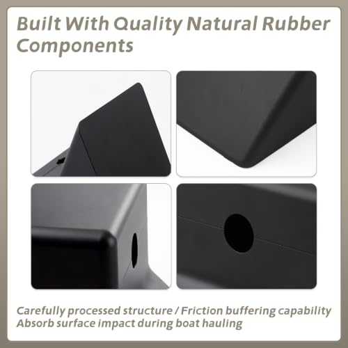 Boat Trailer Flat Bow Stop Block Compatible with Jon Boats
