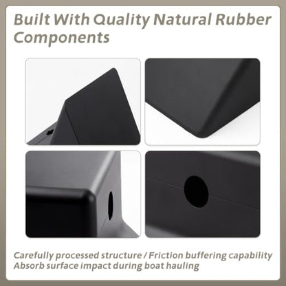 Boat Trailer Flat Bow Stop Block Compatible with Jon Boats
