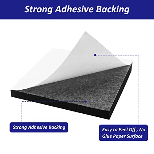 Foam Padding Sheets with Adhesive Backing - 3/4" Thick Self Stick Neoprene Insulation Foam,4PCS 3/4 Inch Thick X 4 Inch Long X 4 Inch Wide - size: 4In*4In*3/4In