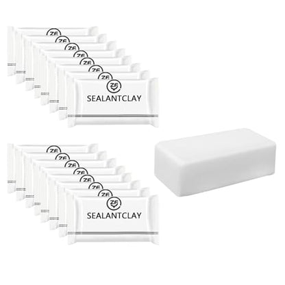 20Pack Waterproof Duct Seal Clay for Wall Hole Repair Quick Mending Putty - - size: 20 pieces of clay