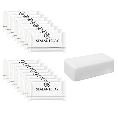 20Pack Waterproof Duct Seal Clay for Wall Hole Repair Quick Mending Putty - - size: 20 pieces of clay