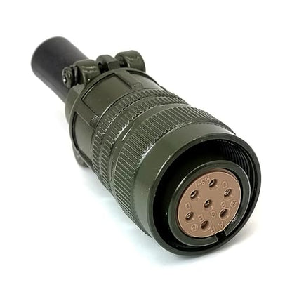 MS3106A16S-1S 7 pin Soldering Female Plug 5015 Circular Connector with Bushing