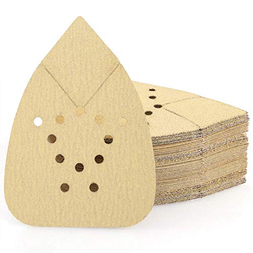 LotFancy Sanding Pads for Black and Decker Mouse Sanders Bundle, Total 100PCS