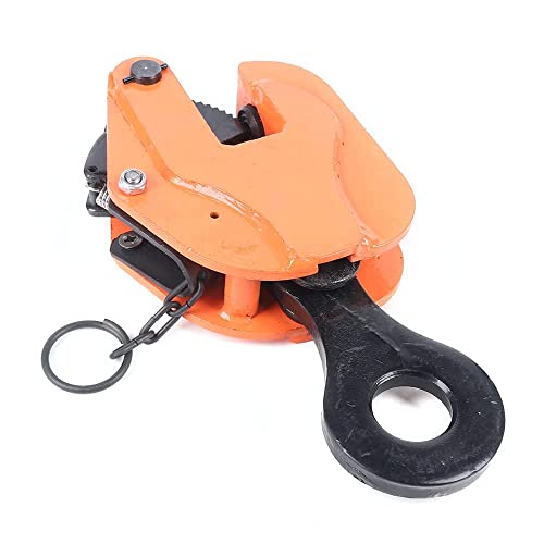 Vertical Hanging Steel Plate Clamp 3 Tons Vertical Crane Vertical Plate Elevator with Anti-skid Groove Steel Board Lifting Clamps