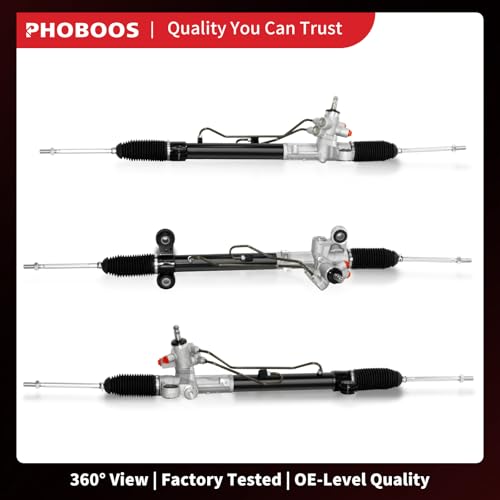 PHOBOOS Hydraulic Power Steering Rack and Pinion Fit for Honda & Acura - size: 26-2750