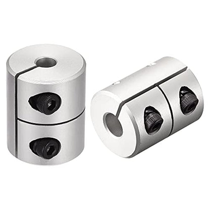 uxcell 2pcs 8mm to 8mm Shaft Coupling 25mmx20mm Coupler Aluminum Alloy - size: 8mm x 8mm